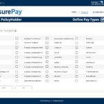 InsurePay-Application Mockup-Define Pay Types